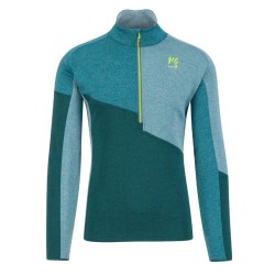 Varm trøye Karpos Federa Half-Zip Fleece Skog / Balsam / Nord-Atlanteren